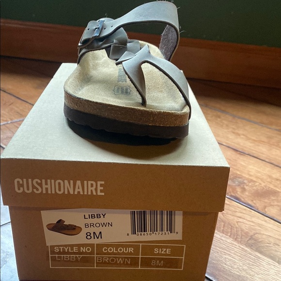 Cushionaire Libby Brown Sandals Size 8 - Picture 2 of 6